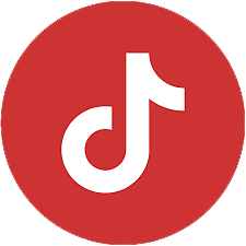 TikTok Icono Rojo PNG transparente - StickPNG